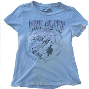 Lucky Brand Creamish White Pink Floyd Graphic Tee